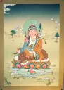  Guru Rinpoche Thangka – Karma Gadri Style – The Victorious Lotus Born 