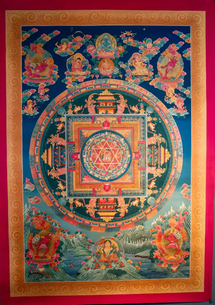 Vajrayogini Mandala Thangka – Palace Assembly