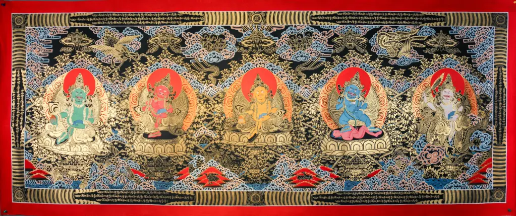 Five Jambhala Panorama – The Complete Circle of Wealth