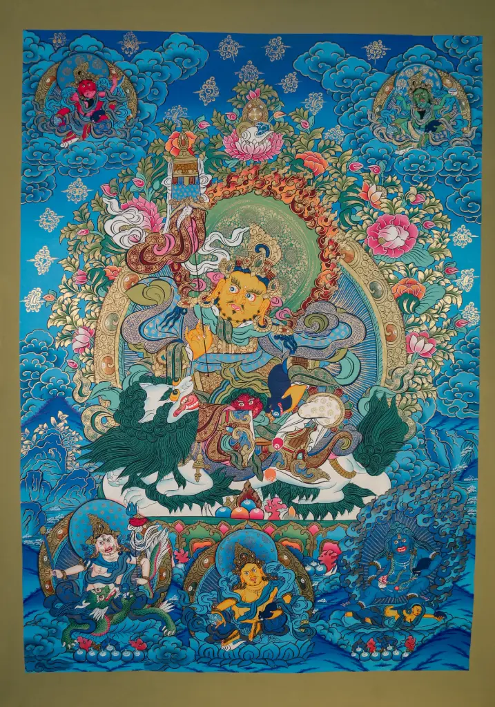 Vaisravana Thangka – Lapis Celestial Assembly