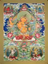 Arapachana Manjushri Thangka – Five Wisdom Assembly 