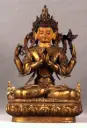 Avalokiteshvara Statue – The Four-Armed Lord of Compassion