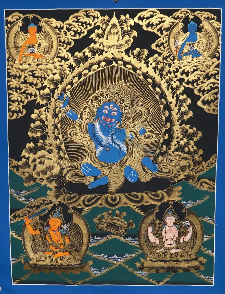 Vajrapani Thangka – Nagthang Style – Guardian of Transforming Power