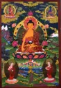 Shakyamuni Buddha (Menri) Thangka (A Gateway to Enlightenment)