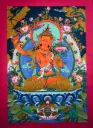Manjushri Thangka (Consecrated Nagthang Art)