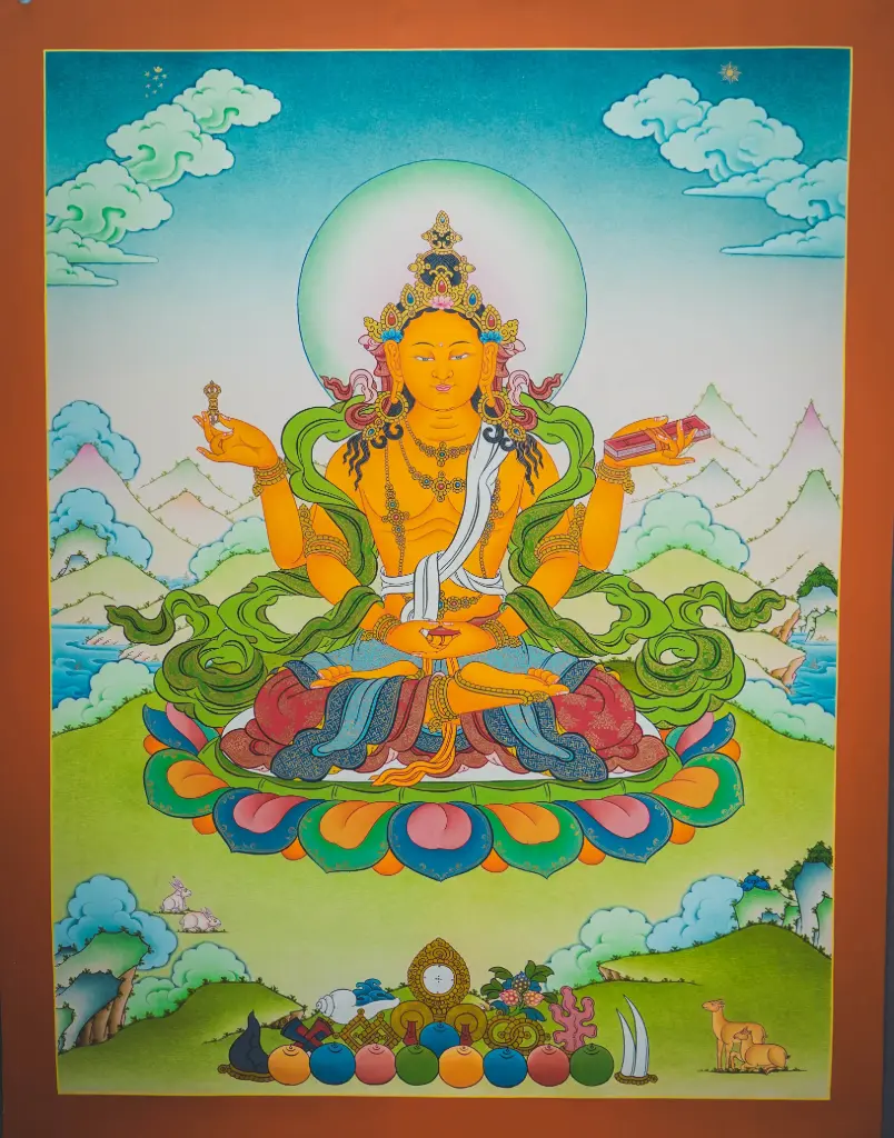 Prajnaparamita Thangka | Goddess of Wisdom | Menri Style