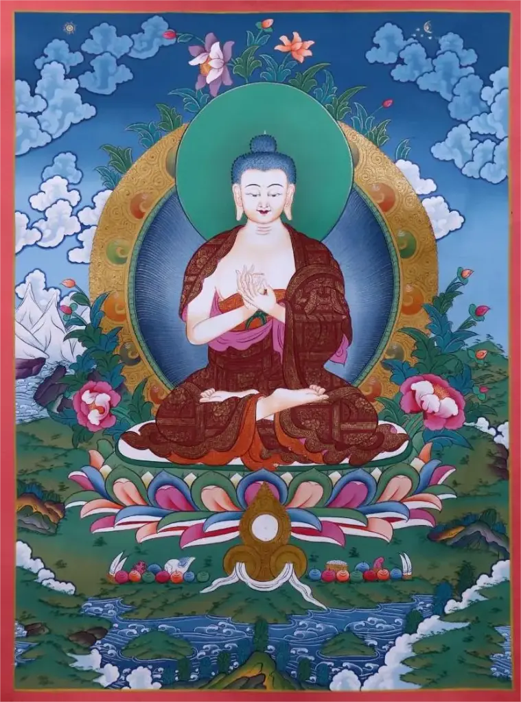 Vairocana Buddha Thangka (The Great Illuminator)
