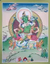 Green Tara Thangka – Karma Gadri Style