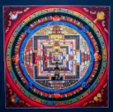 Kalachakra Mandala Thangka – The Sacred Wheel of Time 