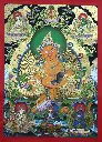 Yellow Jambhala Thangka (Mandala of Abundance)