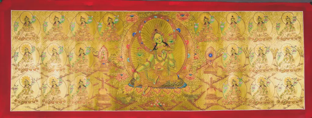 21 Taras Thangka – Lateral Serthang Masterpiece