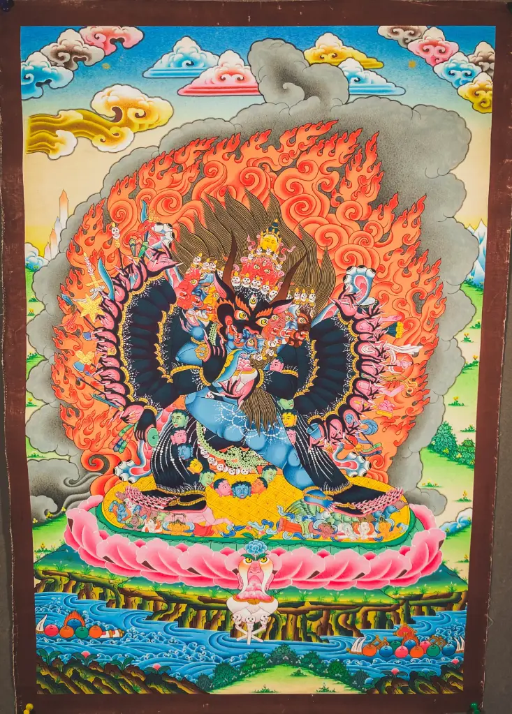 Yamantaka Thangka – Vajrabhairava Assembly