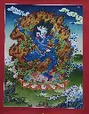Simhamukhi Thangka (Sengye Dongma): The Lion-Faced Dakini