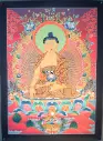 Shakyamuni Buddha Thangka – Red Terrestrial Realm