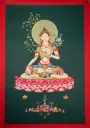 White Tara Thangka – Karma Gadri Space – Seven Eyes of Health