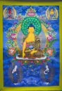 Shakyamuni Buddha Thangka – Menri Blue Assembly – Blessings of Tranquil Wisdom