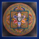 Om Mani Padme Hum Mandala Thangka